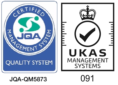 ISO 9001 (JQA-QM5893) | UKAS (091)